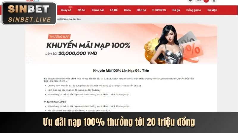 Thưởng nạp lại hàng ngày tại 6789.zon